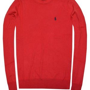 Ralph Lauren Women’s Red Crew Neck Sweater- Lg
